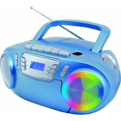 Soundmaster SCD5800 Φορητό Ράδιο CD Player με Κασετόφωνο / USB Γαλάζιο