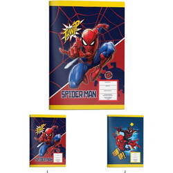 Must Spiderman Τετράδιο Ριγέ B5 40 Φύλλων Πολύχρωμο 2 Σχέδια 508553