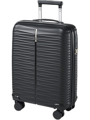 Paulter 1025-55 Βαλίτσα Καμπίνας 55x38x20cm με 4 Ρόδες Μαύρη