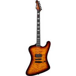 ESP Phoenix QM Ηλεκτρική Κιθάρα Alternative με Μαγνήτες H & Ταστιέρα Ebony Tobacco Sunburst