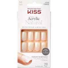 KiSS Euphoria Square Tips Νυχιών 28τμχ