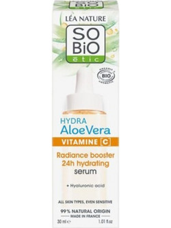So' Bio Etic Ενυδατικό Serum Προσώπου με Αλόη & Βιταμίνη C 30ml