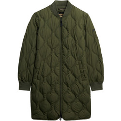 Superdry Fuji Γυναικείο Μπουφάν Bomber Μακρύ Χακί W5011932A-1TH