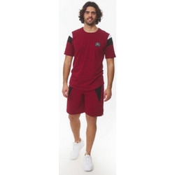 Bodymove Ανδρικό Αθλητικό T-Shirt Μπορντό MX25713