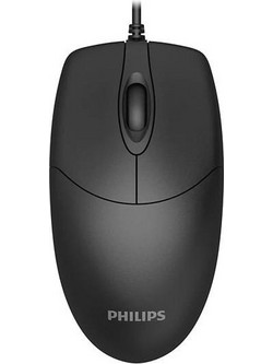 Philips SPK7238 Ενσύρματο Ποντίκι Black