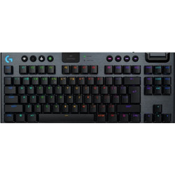 Logitech G915 X Lightspeed Ασύρματο Μηχανικό Gaming Πληκτρολόγιο TenKeyLess με GL Linear Διακόπτες RGB Black