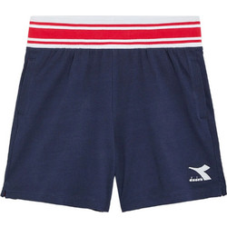 Diadora Αθλητικό Γυναικείο Σορτς Ψηλόμεσο Navy Μπλε 102.179334-60062