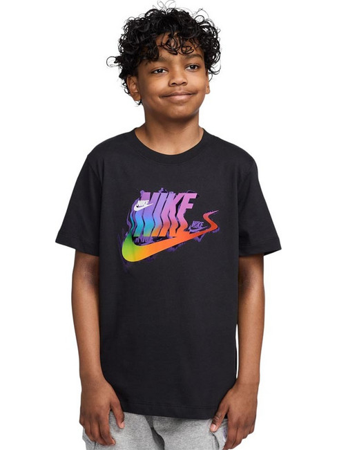 Nike Παιδικό T-Shirt Κοντομάνικο Μαύρο Πολύχρωμο IF2313-010