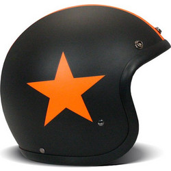DMD Retro Star Orange Κράνος Μηχανής Jet
