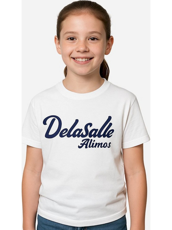 Action ΔΕΛΑΣΑΛ Παιδικό T-Shirt Κοντομάνικο Λευκό 12380025-01