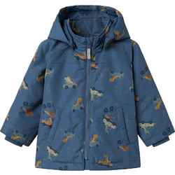 Name It Dino Παιδικό Μπουφάν Χειμωνιάτικο Softshell Αδιάβροχο Navy Μπλε 13242821