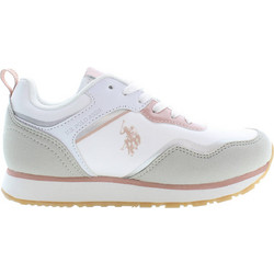 U.S. Polo Assn. Παιδικά Sneakers Λευκά Γκρι Σομόν NOBIK010K3NH1