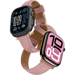 AMAZINGTHING Class Λουράκι Δερμάτινο Pink (Apple Watch 45 / 46 / 49mm)