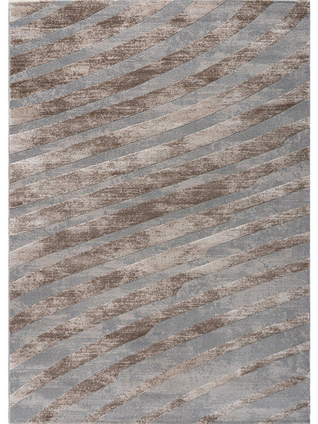 Beauty Home Zenia Χαλί Ορθογώνιο 133x190cm Art 9438 Μπεζ Γκρι
