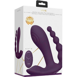 Shots Vive Kata Wave & Vibrating Πρωκτικός Δονητής Ασύρματος Μωβ