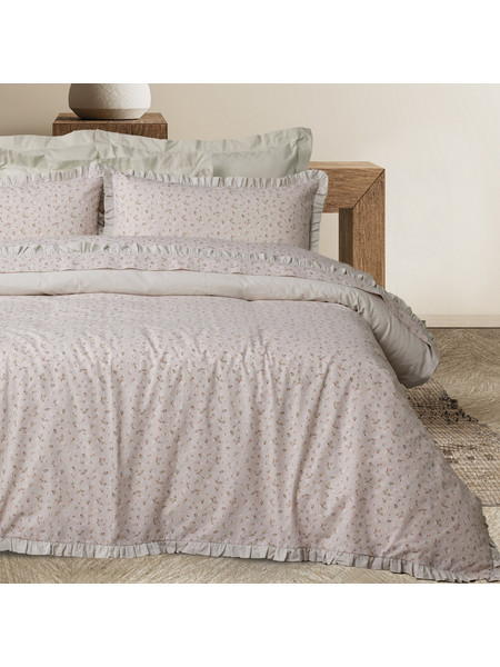 Das Home Σετ Σεντόνια King Size Βαμβακερά 260x280 Daily 3178 Beige