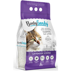 BentySandy Lavender Άμμος Γάτας Μπετονίτης με Άρωμα Λεβάντα 10lt