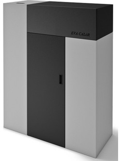 Eva Calor Futura 20 Canalizzato Σόμπα Pellet Αερόθερμη 18kW