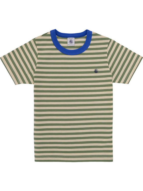 Petit Indi Παιδικό T-Shirt Κοντομάνικο Πράσινο Mint Royal Blue A0CYX-01