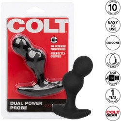 CalExotics Colt Dual Power Πρωκτική Σφήνα Ασύρματη με Δόνηση 7.5cm Μαύρη