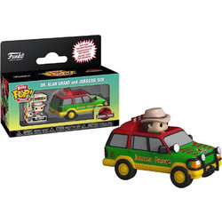 Funko Bitty Pop! Rides Jurassic Park Dr. Alan Grant and Jurassic SUV