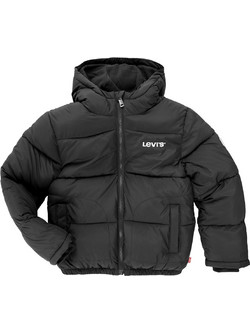 Levi's Παιδικό Μπουφάν Χειμωνιάτικο Puffer Αντιανεμικό Μαύρο 8EN633-023