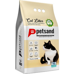 Petsand Natural Άμμος Γάτας Μπετονίτης χωρίς Άρωμα 10lt 3800
