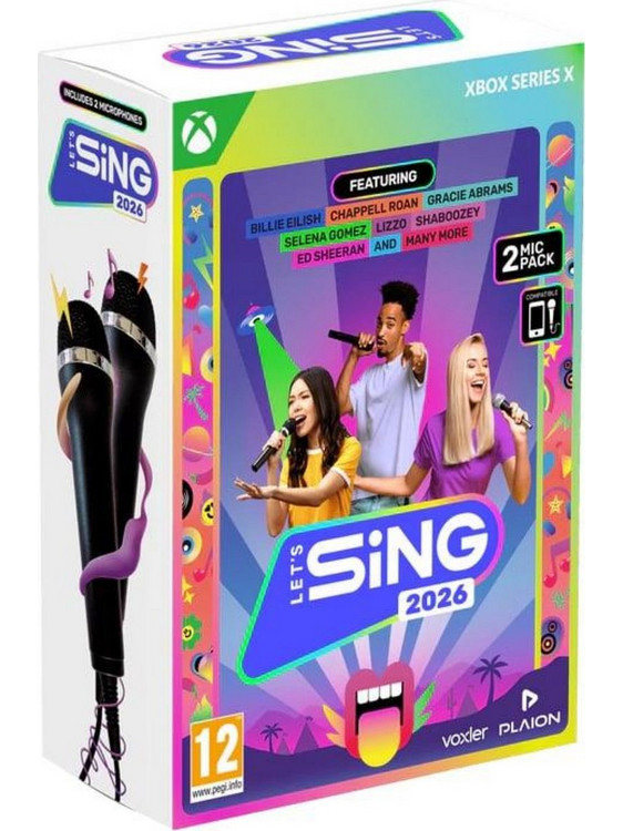 Let's Sing 2026 + 2 Mic Xbox Series