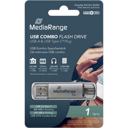 MediaRange MR941-1 1TB USB Stick 3.2 Gen 1 με USB-A & USB-C