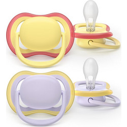 Philips Avent Ultra Air Σιλικόνη Girl 0-6m 2τμχ SCF087/03