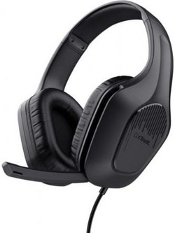Trust GXT 417 Zirox Gaming Headset Over Ear Black