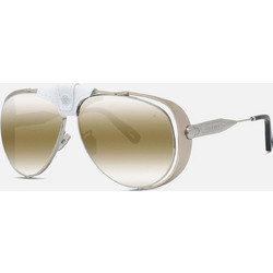 Vuarnet VU40030U 0116Q Ανδρικά Γυαλιά Ηλίου Aviator Μεταλλικά Ασημί με Χρυσό Φακό