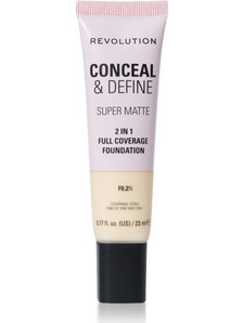 Makeup Revolution Conceal & Define F0.2N Liquid Make Up 23ml