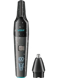 VGR Trimmer Μηχανή Ανδρική Επαναφορτιζόμενη Προσώπου Μύτης Φρυδιών & Αυτιών V-603