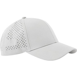 Beechfield Ανδρικό Καπέλο Jockey Υφασμάτινο Λευκό B189R