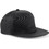 Beechfield Ανδρικό Καπέλο Jockey Snapback Υφασμάτινο Μαύρο B610-910