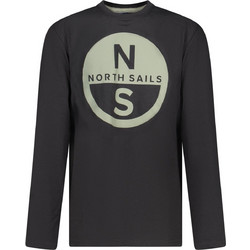 North Sails Παιδικό T-Shirt Μακρυμάνικο Μαύρο 795230000-0999
