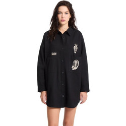 Volcom Vaderetro Mini Καθημερινό Φόρεμα Σεμιζιέ Μαύρο B1332511-BLK