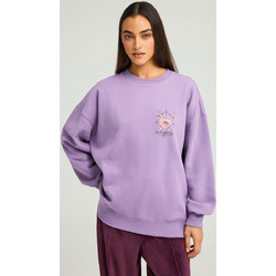 Funky Buddha Γυναικείο Φούτερ Oversized Λιλά FBL012-112-06