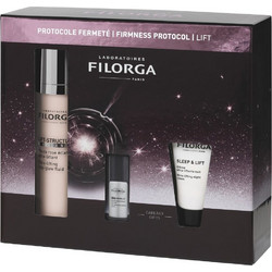 Filorga Lift Protocol Lift-Structure Radiance Fluid 50ml + Sleep & Lift Night Cream 15ml + NCEF Revitalize Serum 5ml