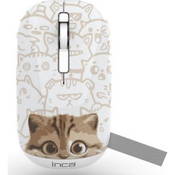 Inca IWM-242K Ασύρματο Bluetooth Ποντίκι White