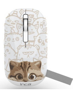 Inca IWM-242K Ασύρματο Bluetooth Ποντίκι White