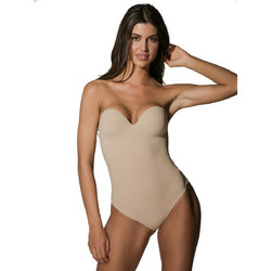 Luna Secret Sense Strapless Γυναικείο Κορμάκι String Μπεζ 11092