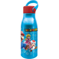 Stor Super Mario Παιδικό Παγούρι Αλουμινίου Γαλάζιο 760ml
