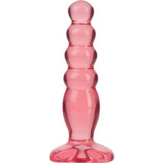 Doc Johnson Crystal Jellies Delight Πρωκτικό Dildo 12.7cm Ροζ