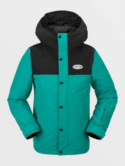 Volcom Παιδικό Μπουφάν Χειμωνιάτικο Softshell Αδιάβροχο Αντιανεμικό Βεραμάν Μαύρο I0452603