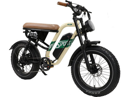 Velogreen W77 Plus Ηλεκτρικό Ποδήλατο Πόλης 20" 250W με 7 Ταχύτητες και Δισκόφρενα Μπεζ
