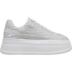 Michael Kors Γυναικεία Sneakers Flatforms Ασημί 43S5HYFS2D-042