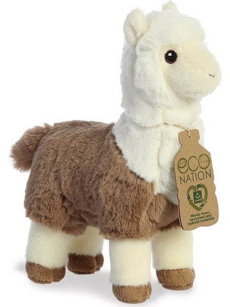 Aurora Eco Nation Cuddly White Alpaca 24cm 35039