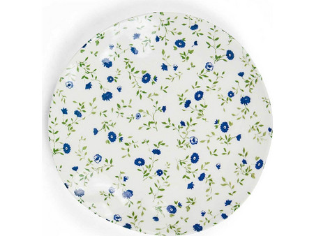 Coincasa Flower Motif Πιάτο Ρηχό Πορσελάνης 007368883